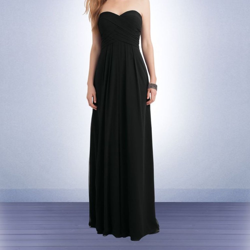Bill Levkoff Bridesmaid Dress in Black 1121